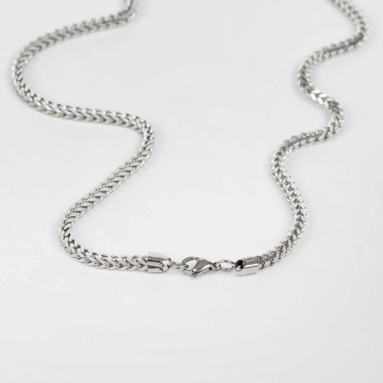 Neo Square Silver Chain