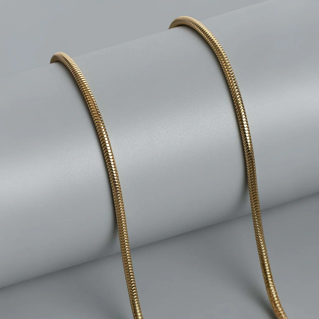 Snake 18K Gold Plated Chain - Image 2