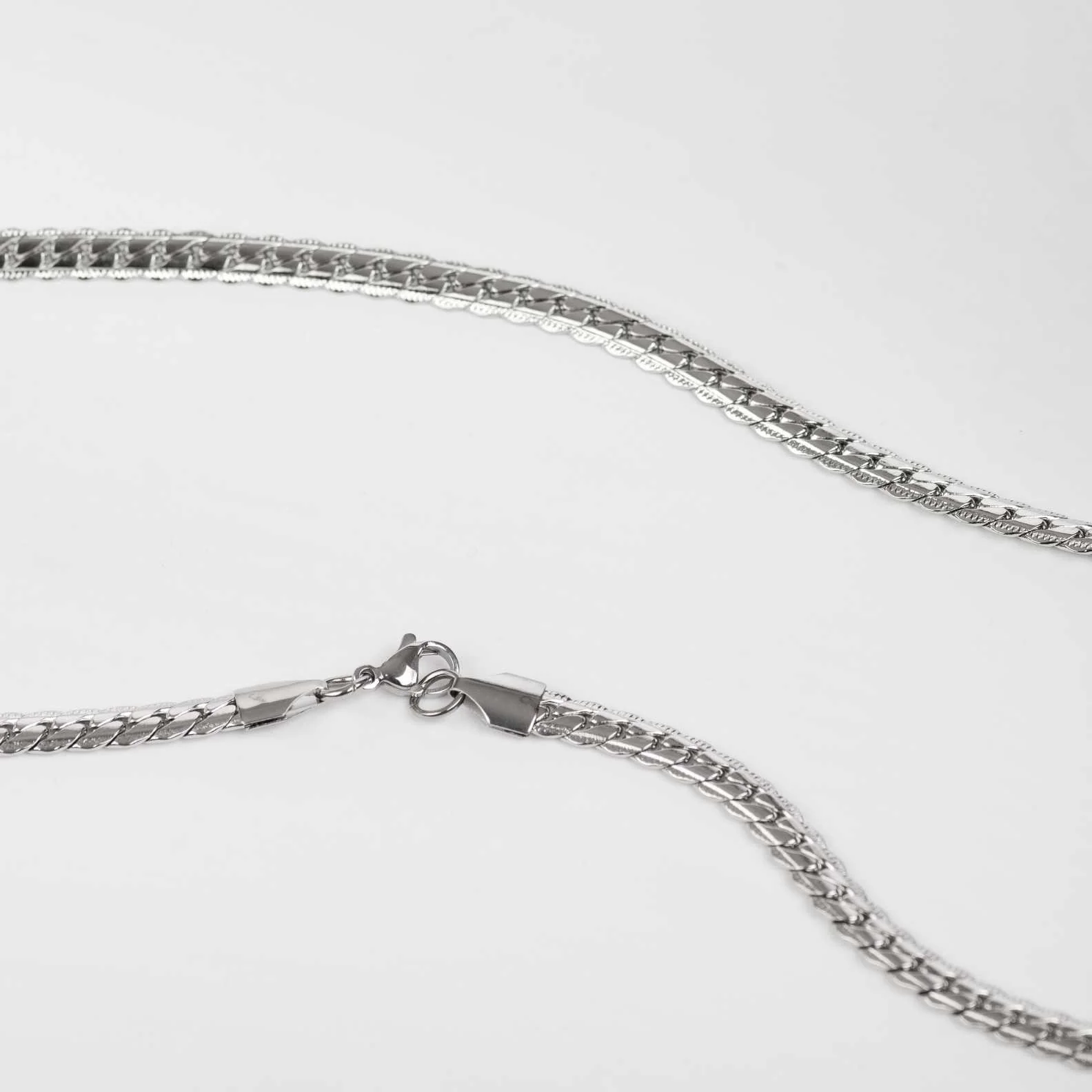 Snake Skin Silver Chain - Image 2